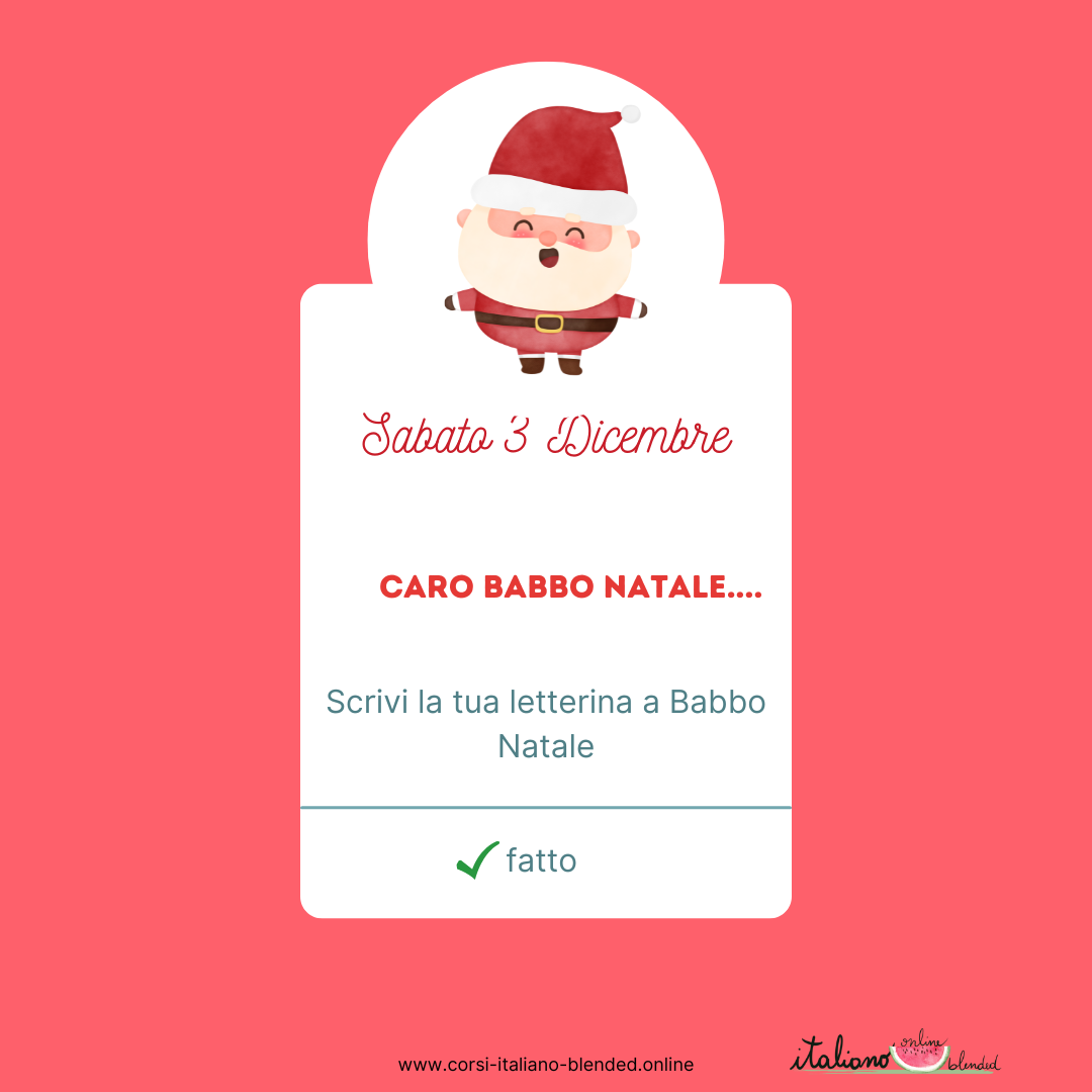 sabato 3 dicembre