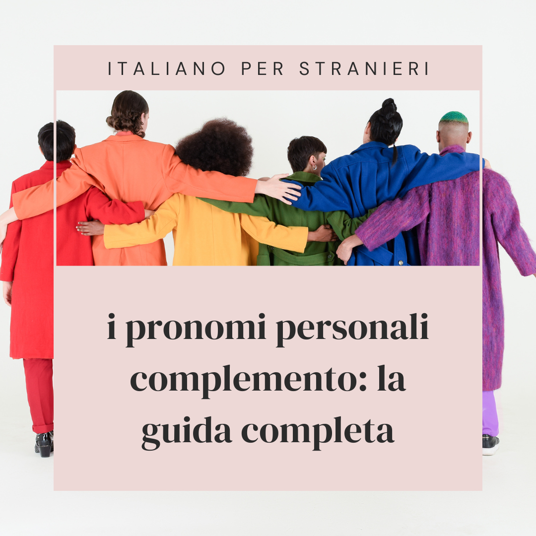 i pronomi in italiano
